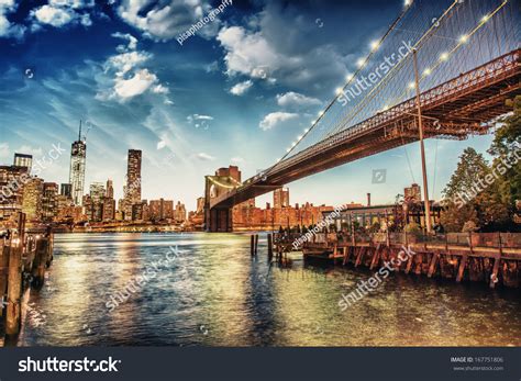 Brooklyn Bridge Park New York Manhattan Stock Photo Edit Now 167751806