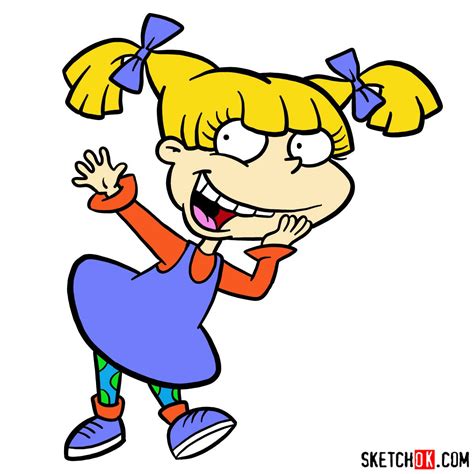 How To Draw Angelica Pickles Rugrats Step By Step