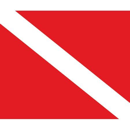 Maybe you would like to learn more about one of these? Shoreline Marine Red Dive Flag With White Stripe, 20 x 24 ...