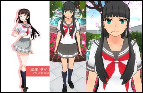 Yandere Simulator Love Live Dia Skin 2 By Fade To Red On Deviantart