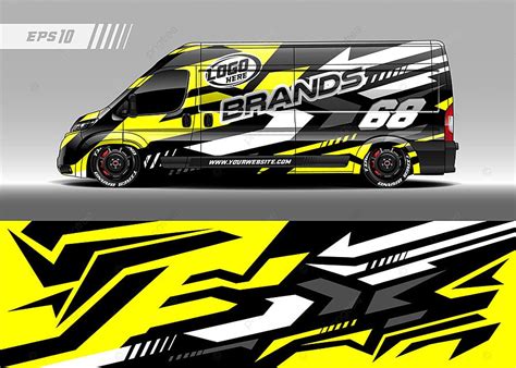 Vehicle Graphic Livery Design Vector Mockup Template Download On Pngtree
