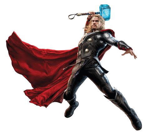 Thor Fighting With His Hammer Png Image Purepng Free Transparent