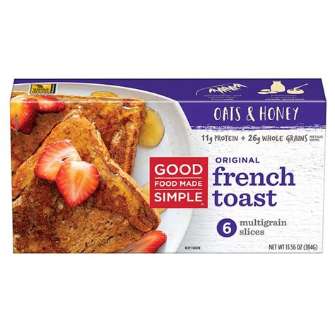 Good Food Made Simple Original French Toast 1356 Ounces Instacart