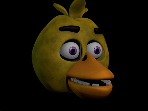 Chica Head By Nathanzica By Nathanzicaoficial On Deviantart
