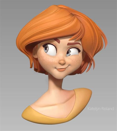 Stylized Hair Zbrush