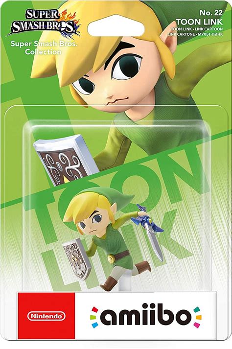 Toon Link Amiibo Super Smash Bros Series Wind Waker Legend Of Zelda Nintendo Switch