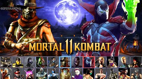 mortal kombat 11 characters pictures and names