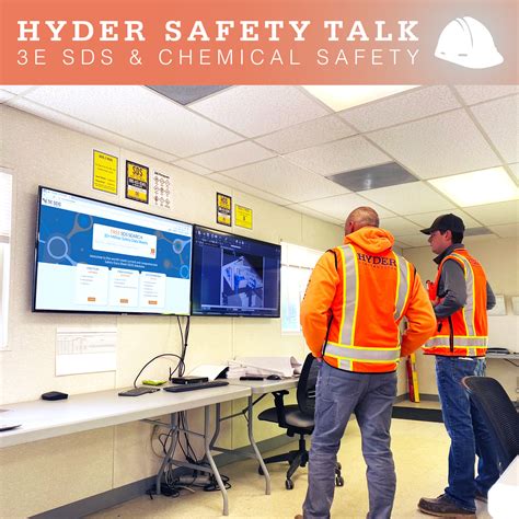 safety talk sds and chemical safety hyder construction
