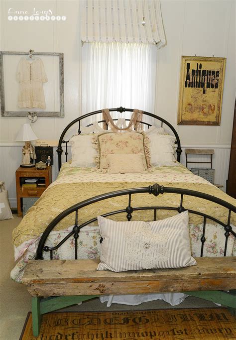 The kitchen with large counter space includes a seating bar. Fiona and Twig: Farmhouse Bedroom...