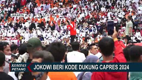 Jokowi Kembali Beri Kode Keras Soal Bakal Calon Pilpres Video Dailymotion