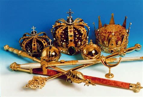 Regalia Of Norway 1818 1848 From Top And Left The Crown Of The Queen