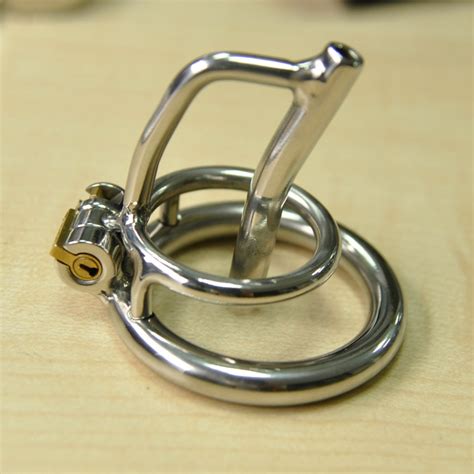 New Bdsm Man Stainless Steel Chastity Device With Urethral Sounding Rod