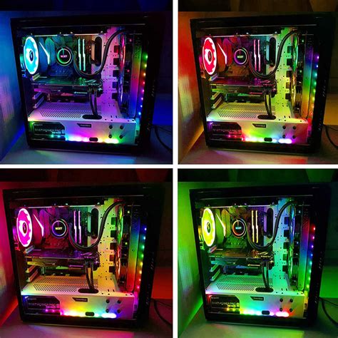 More than letting people know that you've got some fancy setup or to showcase the epic rgb lighting inside, an excellent pc case is first and foremost designed to shelter your components and keep. RGB LED Lights Strip for PC Computer Case Addressable LED ...