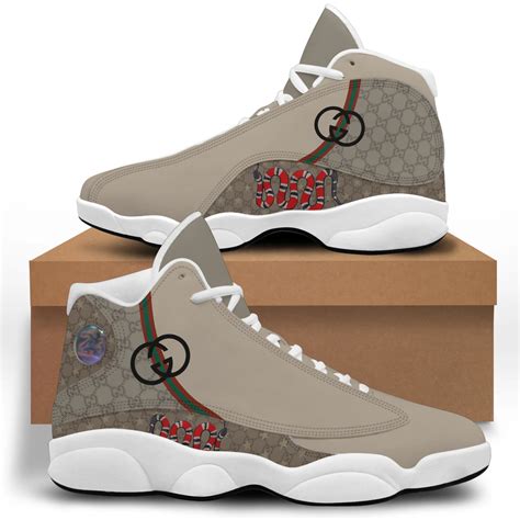 Gucci Air Jordan 13 Snake Sneaker Shoes For Men And Women