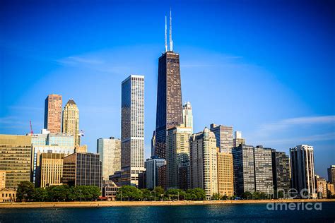 These six residential towers will soon rank among the city's 13 tallest buildings. Picture of Chicago Skyline with Hancock Building ...