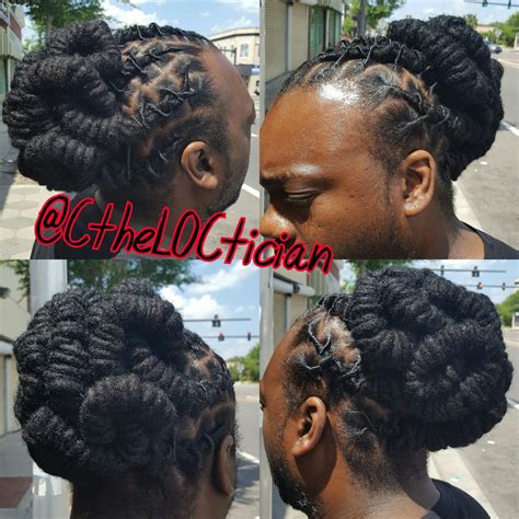 However short or long your dreadlock hairstyle is, colored dreadlock can really make the difference. Locs, locs with color, ombre, wedding hair, loc styles ...