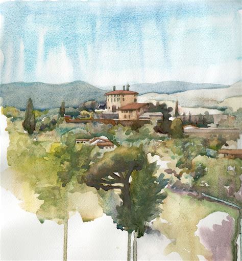 Tuscany Watercolor At Explore Collection Of