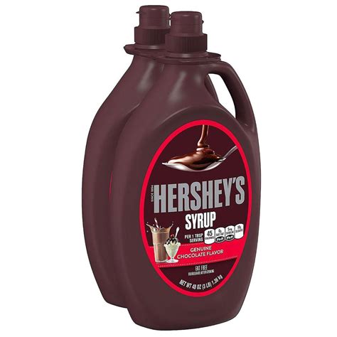 Hershey S Chocolate Syrup 48 Oz 2 Ct