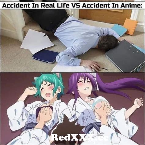 The Accidents In Real Life Vs The Accidents In Anime From Vicky Stark