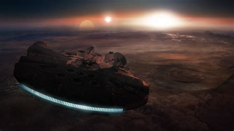 Star Wars Millennium Falcon Zoom Background