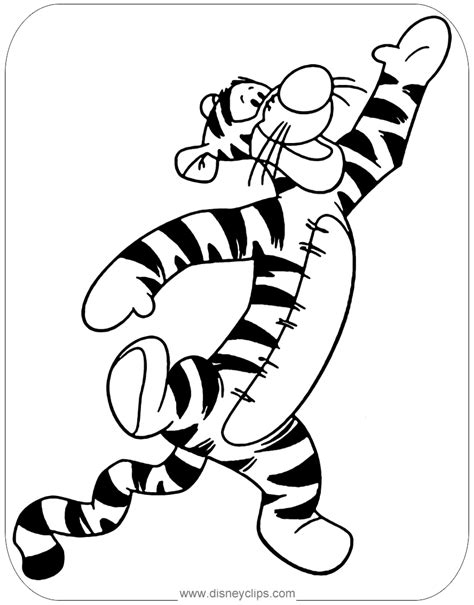Select from 35970 printable coloring pages of cartoons, animals, nature, bible and many more. Tigger Coloring Pages | Disneyclips.com