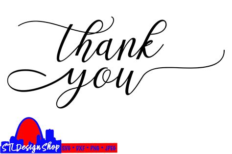 Thank You svg dxf png jpeg Wedding Birthday Thank You cards (555521