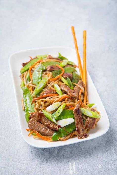 Beef Chow Mein An Authentic Chinese Beef Stir Fry With Noodles And More