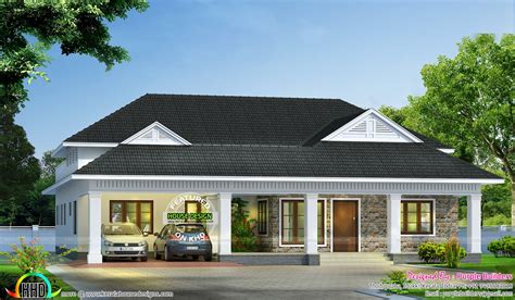 Modern Bungalow Architecture 2000 Sq Ft Kerala Home Design And Floor