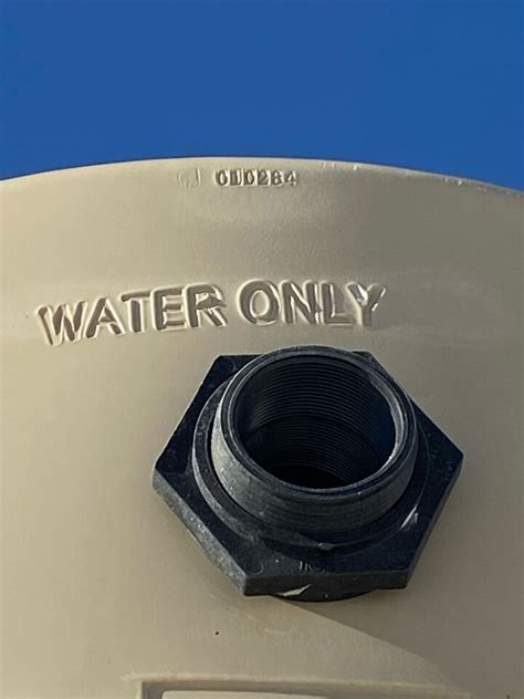 2500 Gallon Water Only Water Tank Enduraplas Tlv02500bg Serial