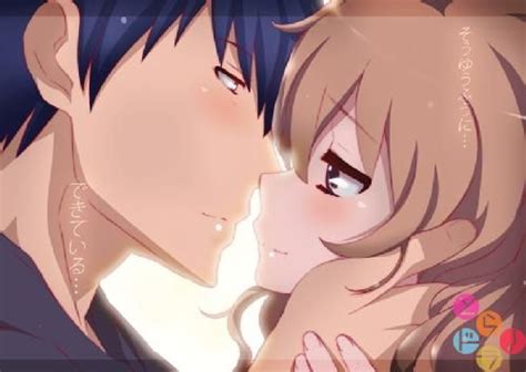 Taiga And Ryuuji Kiss Anime Romanticos Toradora Anime Romance
