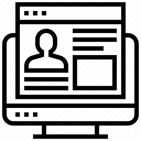 Company Internet Profile Recruitment Website Icon Download On