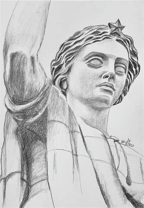 Faith Preserves Freedom Drawing By Debbie Wright Swisher Fine Art America