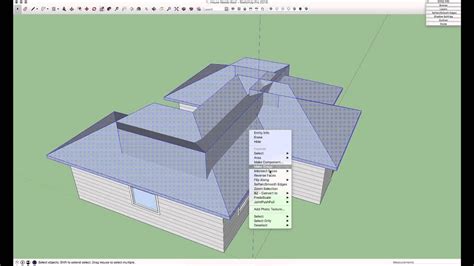 Sketchup Skill Builder Hip Roof Youtube