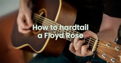 How To Hardtail A Floyd Rose All For Turntables