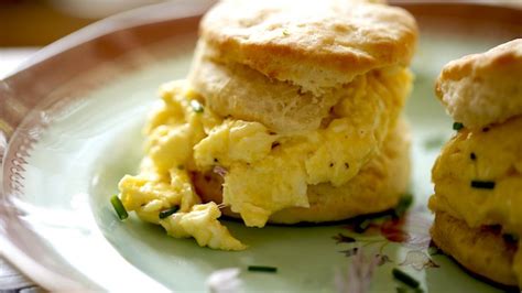 Buttermilk Biscuits With Soft Scrambled Eggs Entertaining With Beth