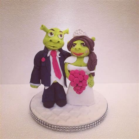 Shrek And Fiona Wedding Cake Topper Wedding Cake Toppers Cake Cake