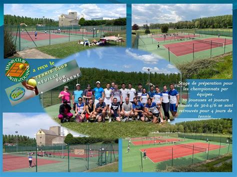 Le Tcvo A Reçu Le Tennis Club De Neuilly Sur Marne Tennis Club De La