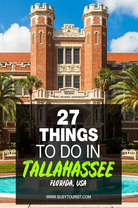 Visiting Tallahassee Florida Soon But Not Sure What To Do There This