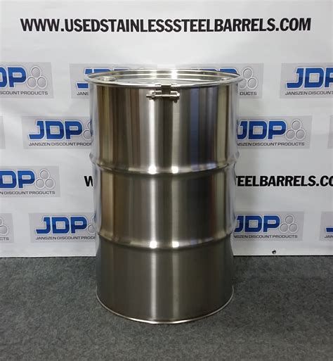 New 55 Gallon Stainless Steel Barrel Open Head 10 Mm Open Top