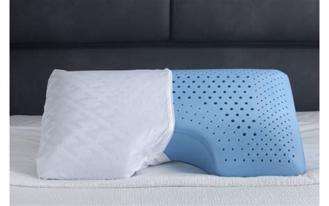 Mybobs King Gel Advanced Memory Foam Side Sleeper Pillow Side