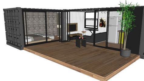 Container House 5 11 3d Warehouse Container House House Home