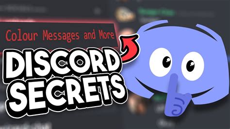 Discords Secret Chat Features Youtube