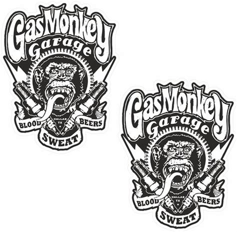 Zen Graphics Gas Monkey Decals Stickers