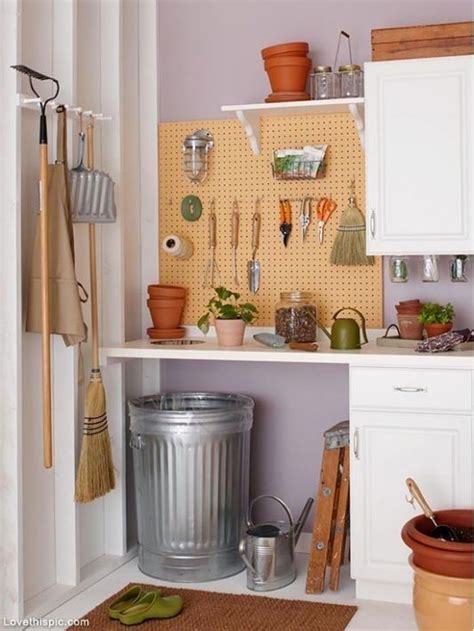 Garden storage | outdoor storage boxes. 46 Practical Garden Shed Storage Ideas - DigsDigs