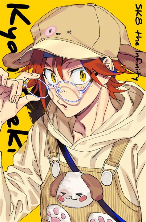 An Anime Character Wearing A Hat And Glasses