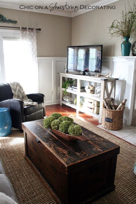 In this farmhouse living room furniture we use typical materials of the field, such as stone and wood, which we will find in facades, chimneys and beams. My Farmhouse Chic Living Room Reveal | Home | Pinterest ...