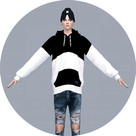 Sims4 Marigold Male Hoodie • Sims 4 Downloads