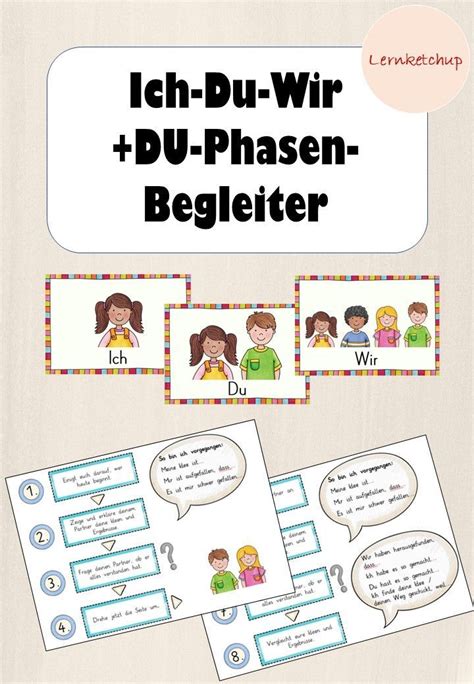 When pairs brainstorm together, each student learns from their partner. Materialpaket Ich-Du-Wir / Think-Pair-Share-Methode + Du ...