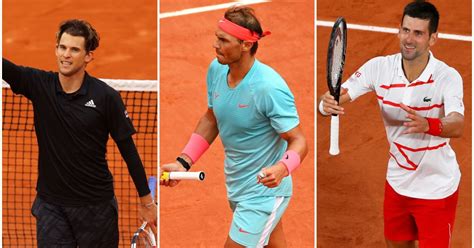 The world number four, a french open finalist in 2018 and 2019, losing both to rafa nadal, was sidelined. French Open 2020: Dominic Thiem, Rafael Nadal and Novak ...