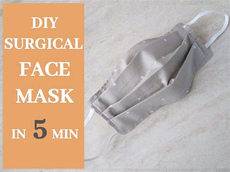 Learn How To Sew A Super Simple Surgical Face Mask With This Easy Step